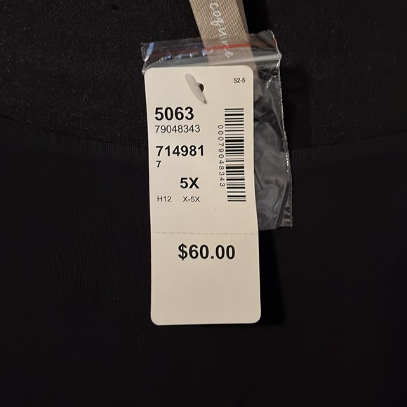 Penningtons 3/4 sleeve black dress 5x - Picture 5 of 6